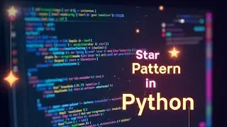 Python Half Star Pyramid | Print Triangle Patterns in Python