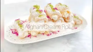 Afghan Cream Roll. Lady Locks. Cream Horns