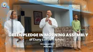 Green Pledge at Clony Convent School | Morning Assembly Tree Plantation Initiative
