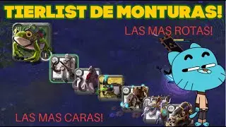 🦣 TIERLIST DE MONTURAS 🦣 LAS MONTURAS MAS CARAS DEL JUEGO -  Albion Online En Español