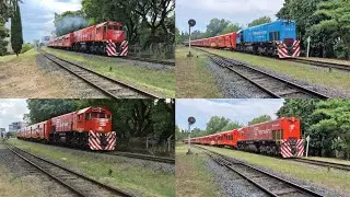 Compilado de locomotoras de la linea belgrano norte de ferrovias por km13 (26/1/2026)