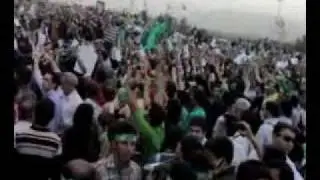 rahpeymayi tarafdaran Mir Hossein Mousavi Enghelab Azadi - meydan