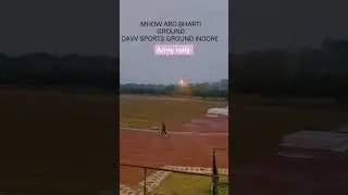 mhow aro bharti ground. davv sports ground indore #runingphysical