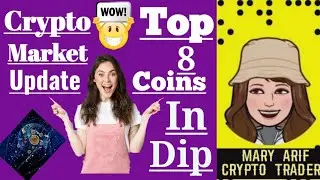 Crypto Market Update and Top 8 Coins in Dip@rajabbutt94zz #cryptocurrency