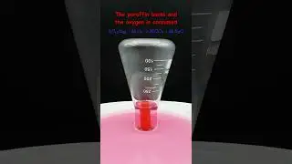 The candle and the water. #physics #lab #experiment