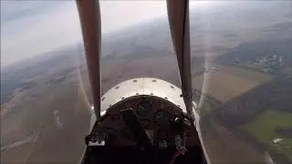 Sudden turbulence southbound from Midland