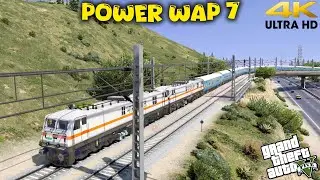 Extreme Long Trains | Grand Theft Auto V - Indian Railways 2 Trains 2 Tracks