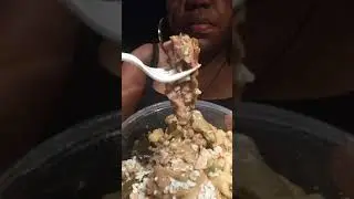 Lady Trucker Eat pig's feet for hours.😋😁🤤🙈 ASMR no talking just slurping and burping.