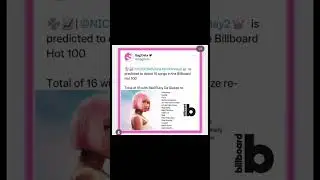 Nicki Minaj Broke a Record Only Female Rapper in Year with 5th album at #1 on Billboard #shorts