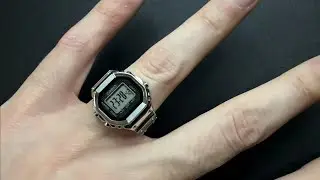 Casio... What did you do? Testing the watch for your finger (Casio 50th Anniversary Ring CRW-100)