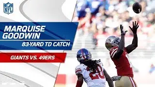 Marquise Goodwin Goes 83 Yards on Huge TD Pass from C.J. Beathard! | Giants vs. 49ers | NFL Wk 10