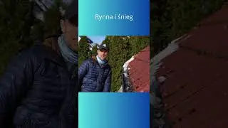 Rynna i śnieg
