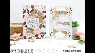 Kitaholic Kits - Process Video with Anita - Cards using die cuts