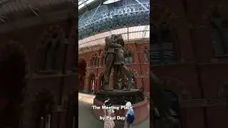 St Pancras Meeting Place #shorts #London #walking #tour #4k