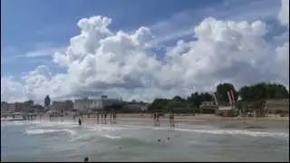 Italien Strand von Lido di Jesolo Itali 30.07.2014