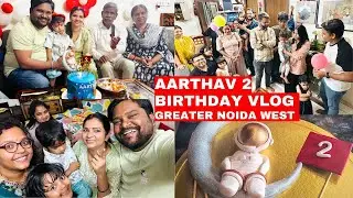 Aarthav Birthday 🎂 Party 🥳 | Greater Noida West | Cater Ninja | Brown Bites Bakery #noidaextension