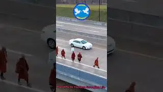 4K 26. SOK Buddhist Monks Walk For Peace Start on 26th October 2025 expected till Mid-February 2026.