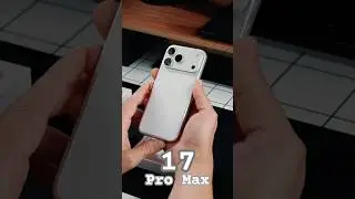 iPhone 17 Pro Max Silver Unboxing