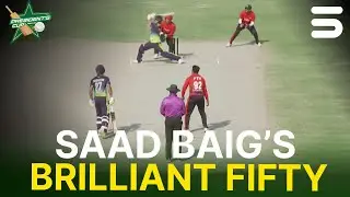 Saad Baig&rsquo;s Brilliant Fifty! | PTV vs KRL | President's Cup Grade I 2025-26 | PCB | M2V1S
