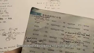 A Chinese Student‘s Fast Way to Review Vocabulary Before Exams
