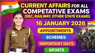 Current affairs 16 January 2026