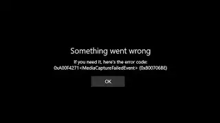 how to solve your device camera error code:(0x800706BE) on windows 10