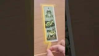 🐸 BOOKMARK 🐸 #handmade #bookmarkideas #painting #bookmarks