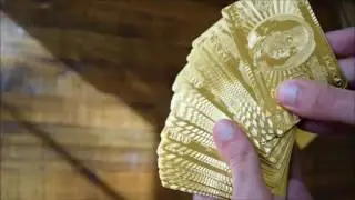 24K Gold Foil Playing Cards + Certificate