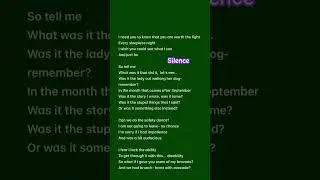 Silence #melbourne #australia #poetry