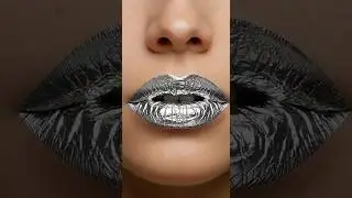 silver foil lipstick 💄✨