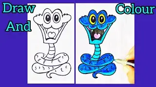 How To Draw Gary De Snake | Beginner Drawing | EASY Step by Step Drawing