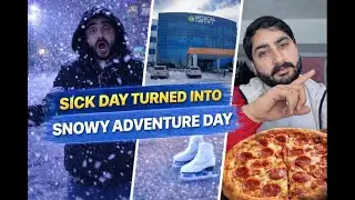 A sick day that turned into a whole adventure 🤒❄️🍕 | Vlog 5