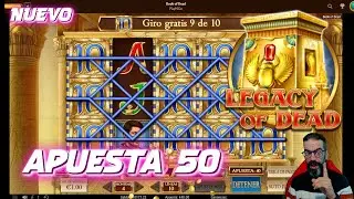 🔴 LEGACY OF DEAD | HASTA APUESTA 50 | PLAY N' GO | LOCO TRAGAPERRAS