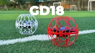 GD18 Soccer Drone: AI Flight Control + Stable Hover + Colorful Lights 🧠 | Easy for Beginners!