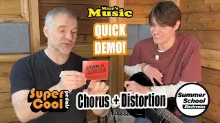 Guitar Pedal Demo: New Collaboration from Supercool Pedals + Summer School Electronics