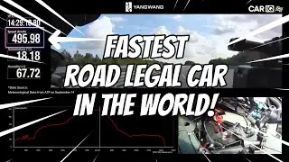 YANGWANG U9 Xtreme shattered the production-car speed record with a breathtaking run of 496.22 km/h