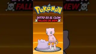 🌸Ditto El Clon Fallido de Mew #shorts #pokemon