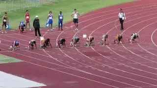 100M Semi 1 13M Tynan Neveceral 11.68 +1.7 Qld State Championships 2016