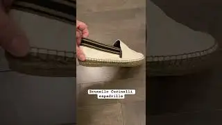 Brunello Cucinelli espadrille #brunellocucinelli #espadrille #shoesaddict #shoes