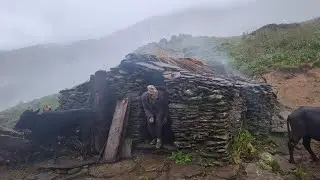 Best Life in the Nepali Himalayan Village During the Rainy Season | Most Peaceful And Relaxing Life 