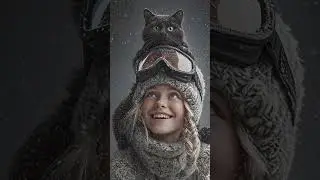 This Girl and Her Cat Are a Real Winter Duo! He&rsquo;s on her shoulders
