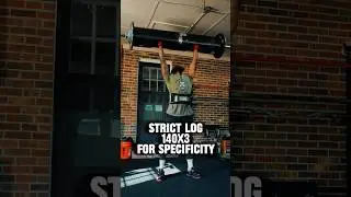 Nothing screams #strongman more than log  #logpress #benchpress #strengthtraining #education