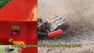 versatile CE EPA Euro 5 gasoline engine remote control distance 1000mm remote control flail mulcher