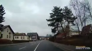 D: Gemeinde Stockheim. Landkreis Kronach. Ortsdurchfahrt. April 2015
