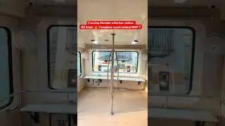 Crossing Mumbai suburban station 110 kmph 🔥 Vistadome Coach behind WAP-7