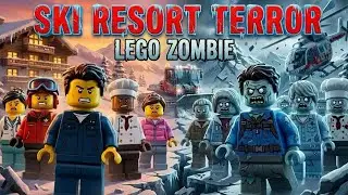 Zombie Rampage: Ski Resort Terror EP 3 |  LEGO Zombie 3D Animation
