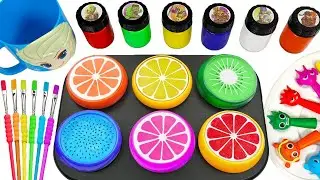 Oddly Satisfying Video l Making DIY Crazy Giant Fruits Glitter Crunch SPRUNKI From Soft Candy ASMR