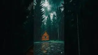 Heavy Rain & Thunder at a Forest Cabin 🌧️ | Deep Sleep & Insomnia Relief  #insomniarelief #rain
