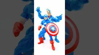 Marvel Legends Series Gamerverse Captain America vs Venom #quicklook #shorts #marvellegends #hasbro