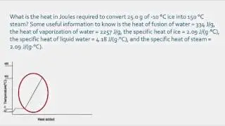 Phase change calculations